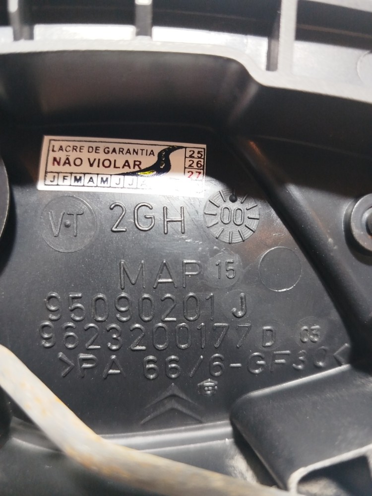 Maçaneta Int Traseira Esquerda Citroen Xsara Break 95090201 Preto Traseira 2