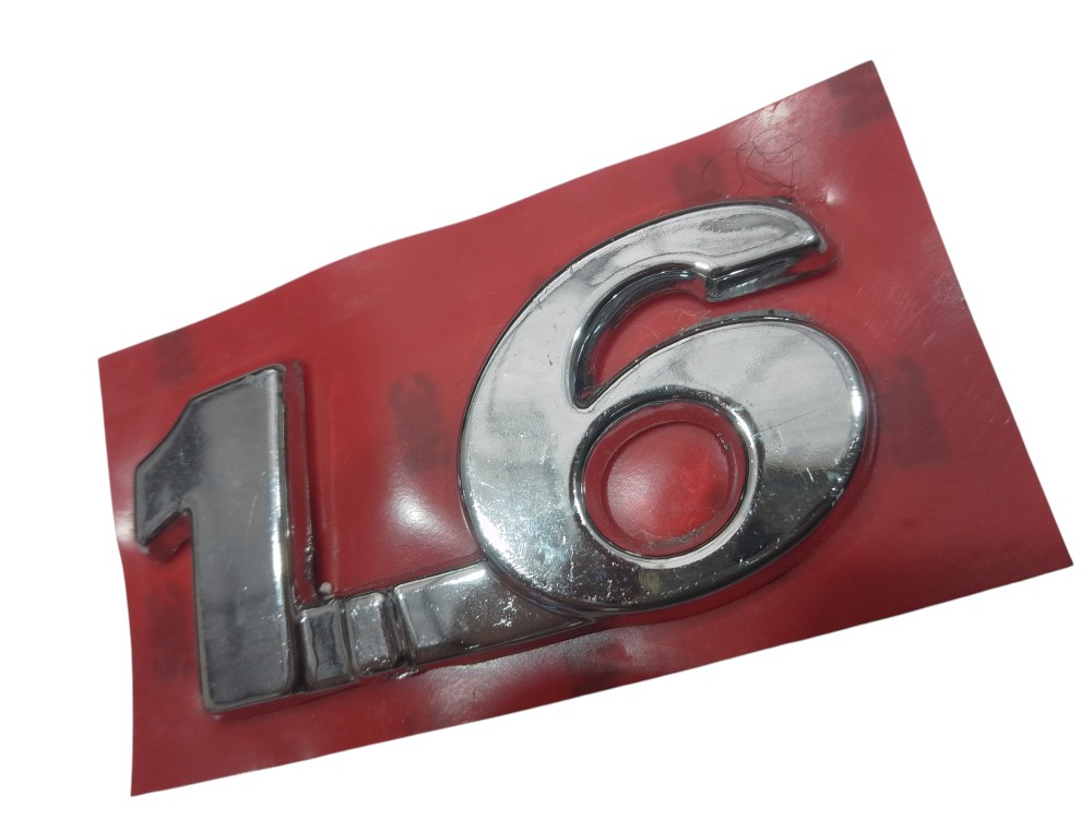 Emblema Volkswagen 1.6 Cromado Cromado 5