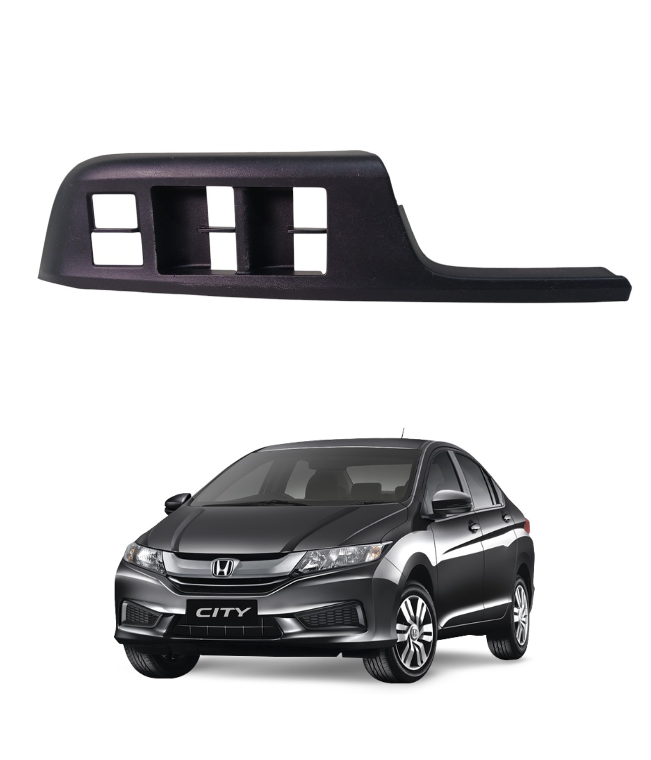 Moldura Comando Vidro Diant Esquerdo Honda City 2015 E5948