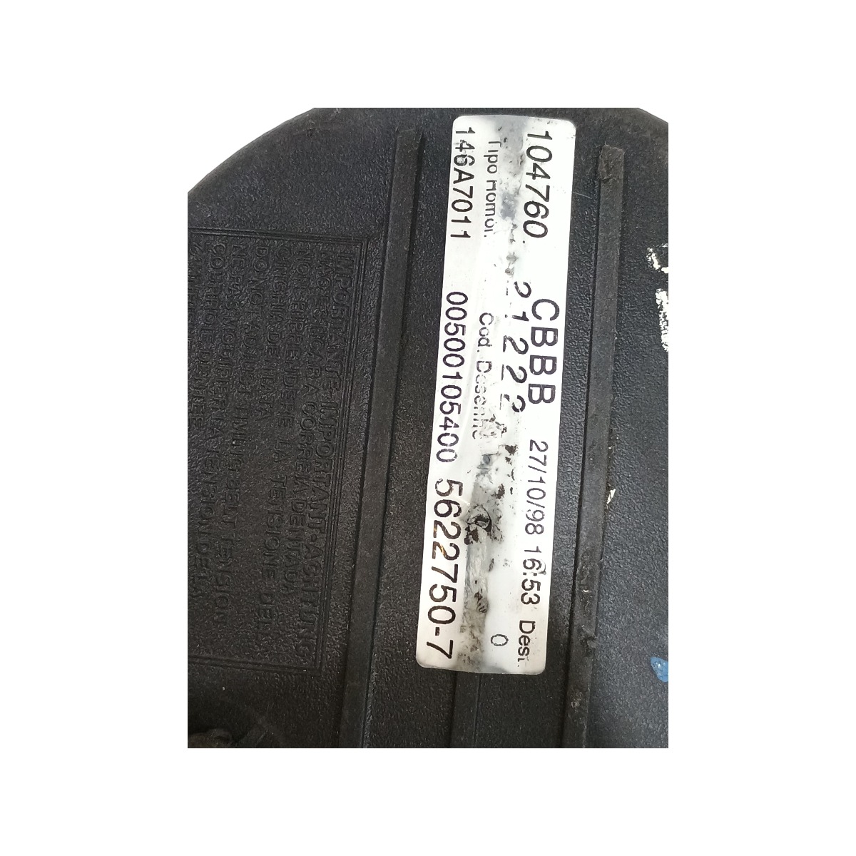 Capa Correia Dentada Fiat Uno 1.0 94/99 3