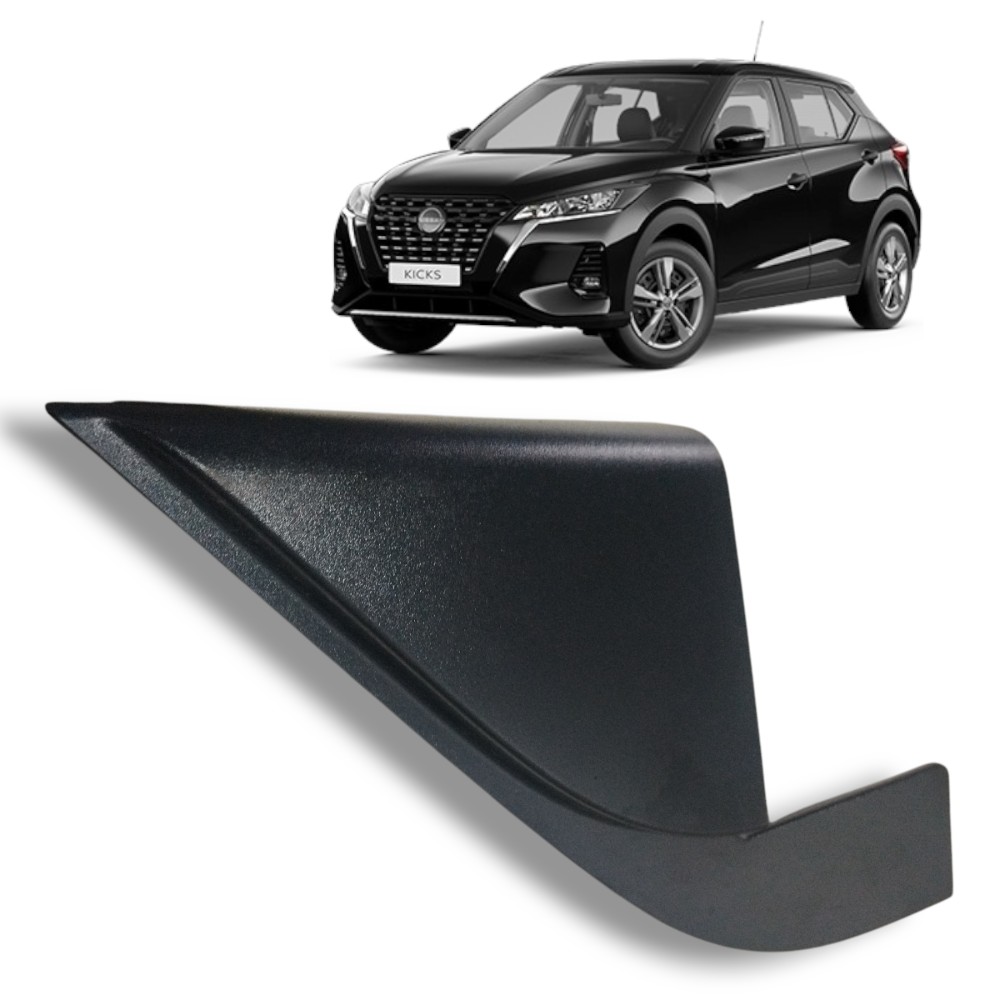 Acabamento Retrovisor Direito Nissan Kicks 2024 Otimo Estado Preto 1
