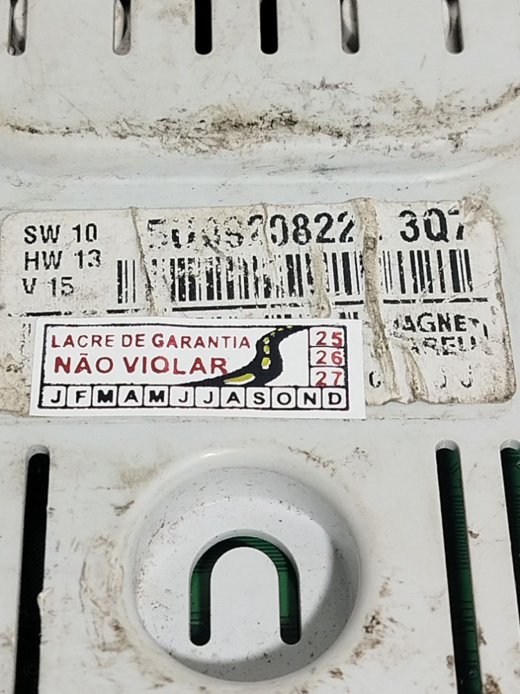Painel Instrumentos Vw Voyage 1.6 G5 5u0920822a Magnet Detal Preto 3
