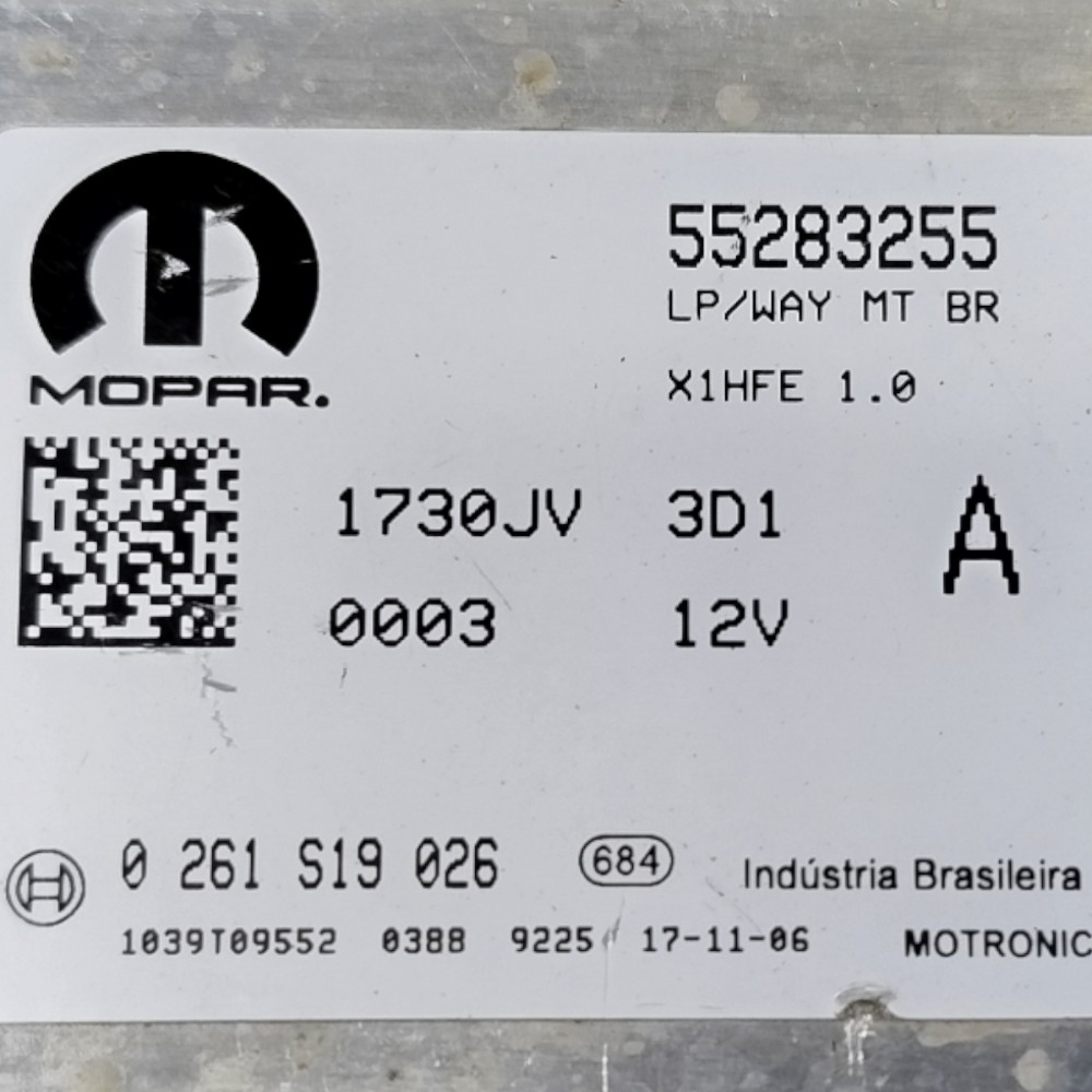 Módulo Injeção Fiat Mobi 2018 1.0 Evo Flex Original 4
