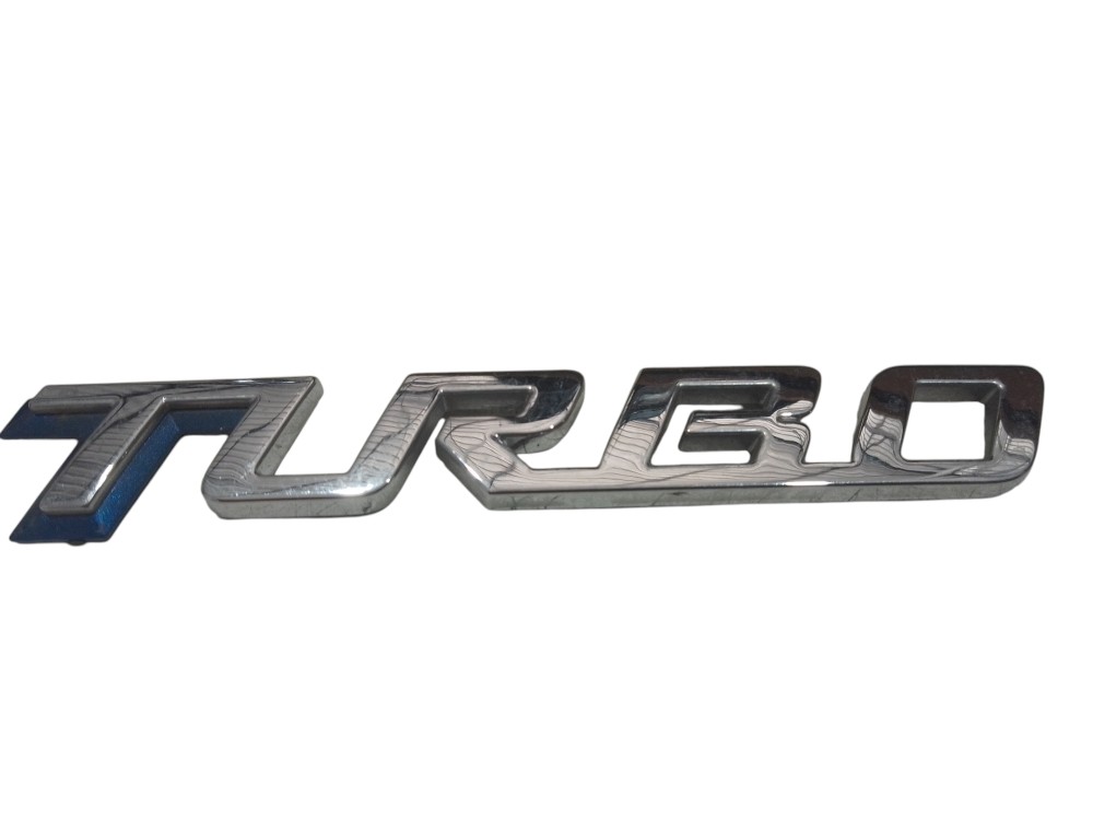 Emblema Azul Cromado Turbo Onix Tracker 2020 A 2025 Et3924 Azul Cromado 5