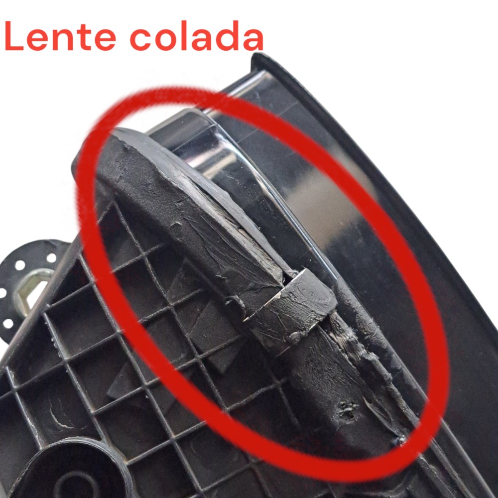 Farol Esquerdo Mercedes C180 C200 C250 2019  Lente Colada