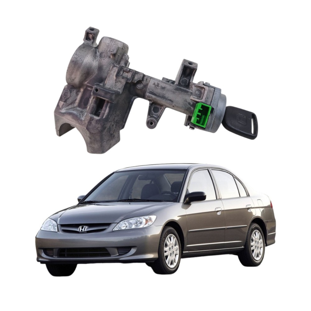 Cilindro Ignição Honda Civic 2001 2006 1.7 Com Chave