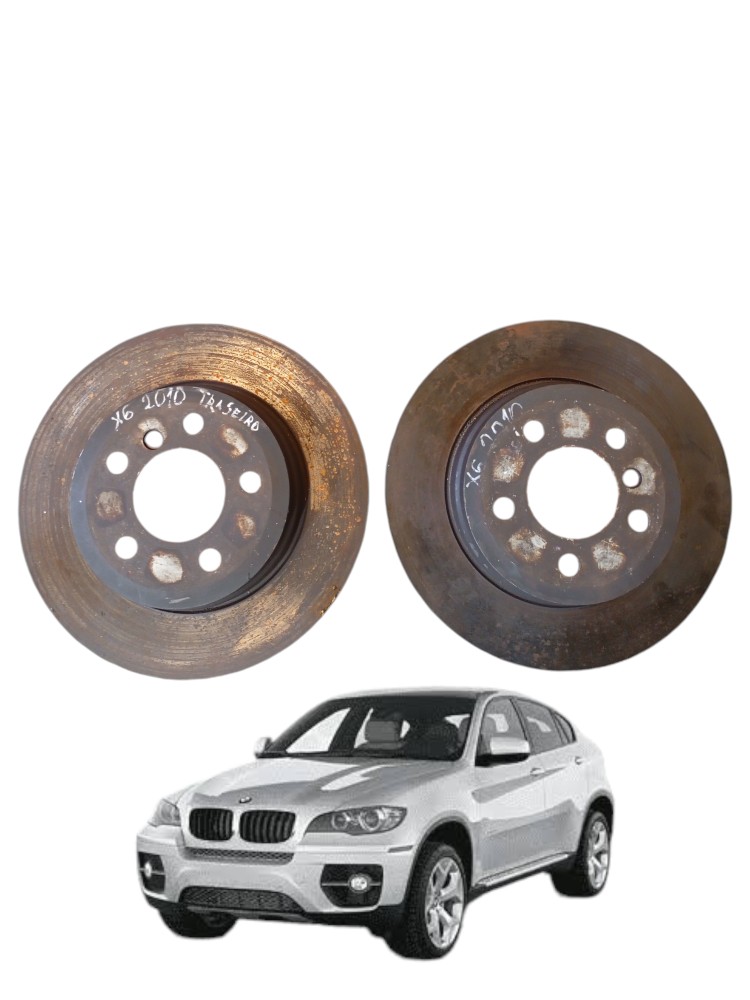 Par De Disco De Freio Traseiro Bmw X6 2010 Cod-34116886477 4