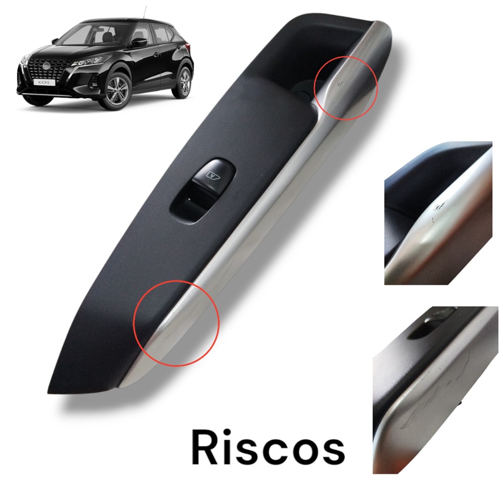 Botão Suporte Vidro Dianteiro Direito Nissan Kicks 20 A 24 1