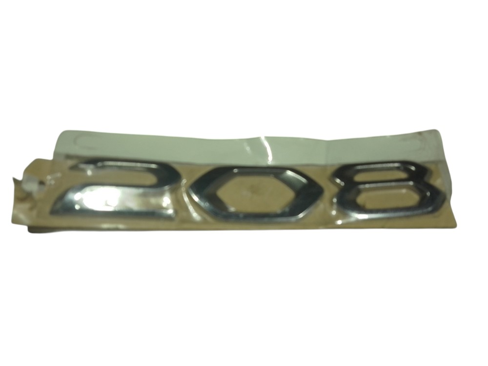 Emblema Cromado Tampa Trasera Peugeot 208 2018 A 2025 Cromado 6