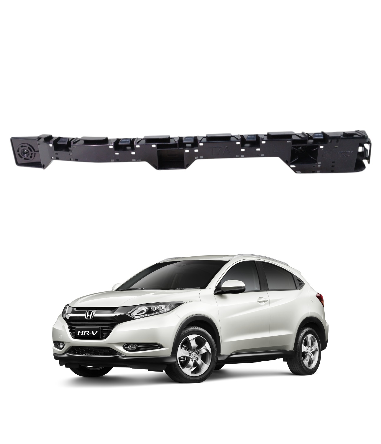 Guia Parachoque Traseiro Esquerdo Honda Hrv 2016 2017 E4990