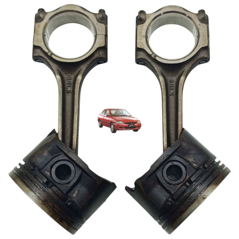 Pistão Com Biela Std Ford Escort Gl 1.8 16v Zetec 1997 1998 1