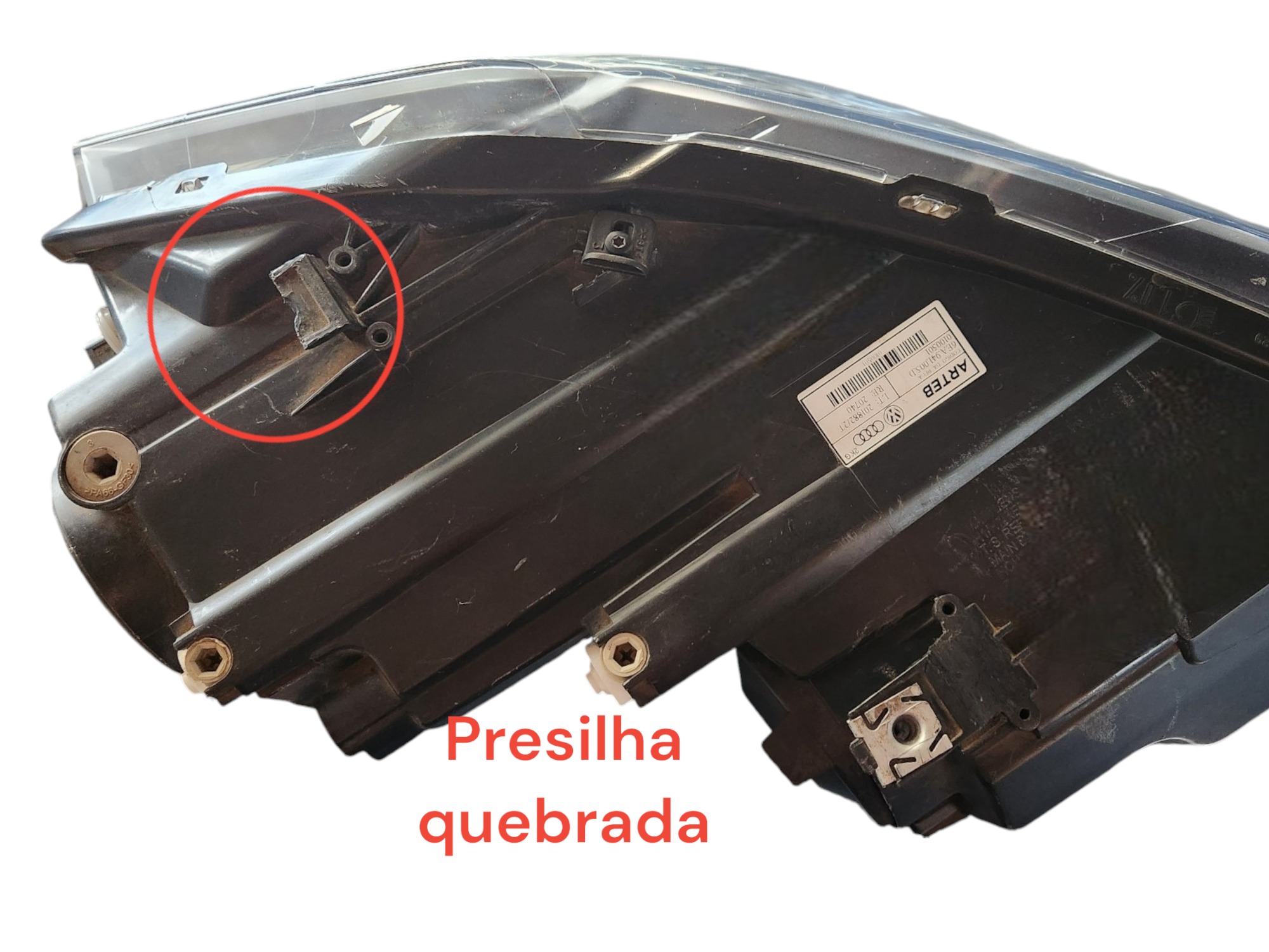 Farol Esquerdo Volkswagen Polo Virtus 2018 2021