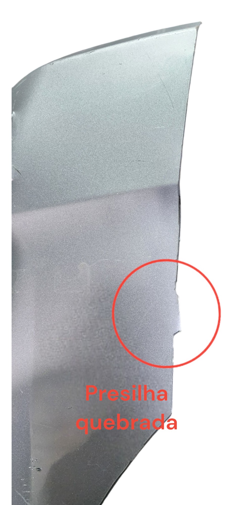Spoiler Parachoque Traseiro Mitsubishi Pajero Sport
