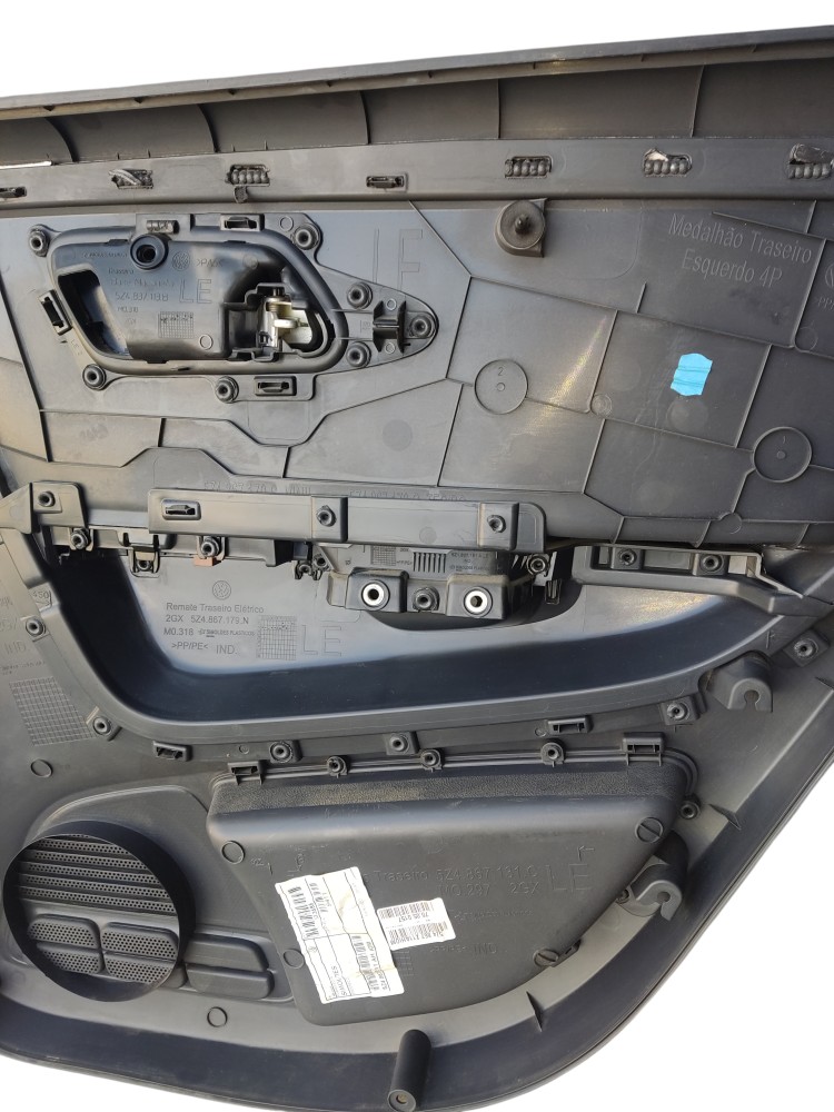 Forro Porta Traseira Lado Esquerdo Passageiro Vw Fox 10/16 7