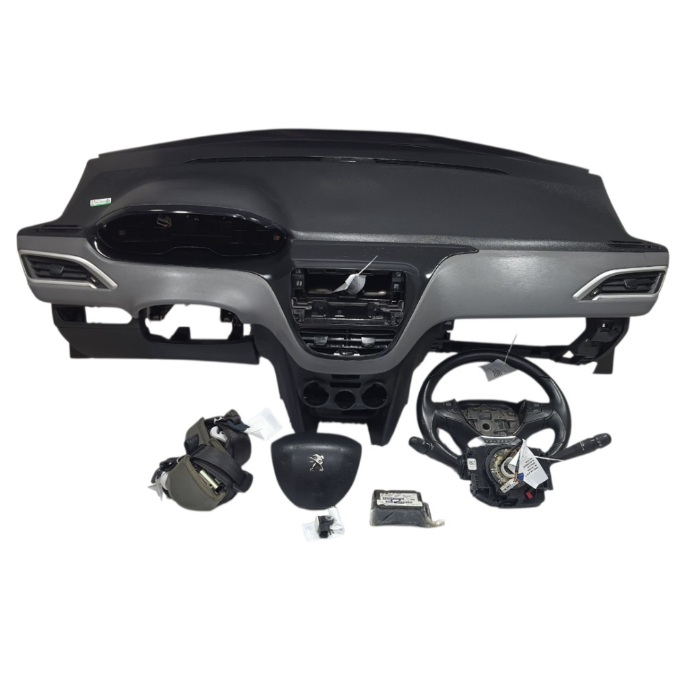 Painel E Volante Peugeot 208 1.2 2018 9811713980 1
