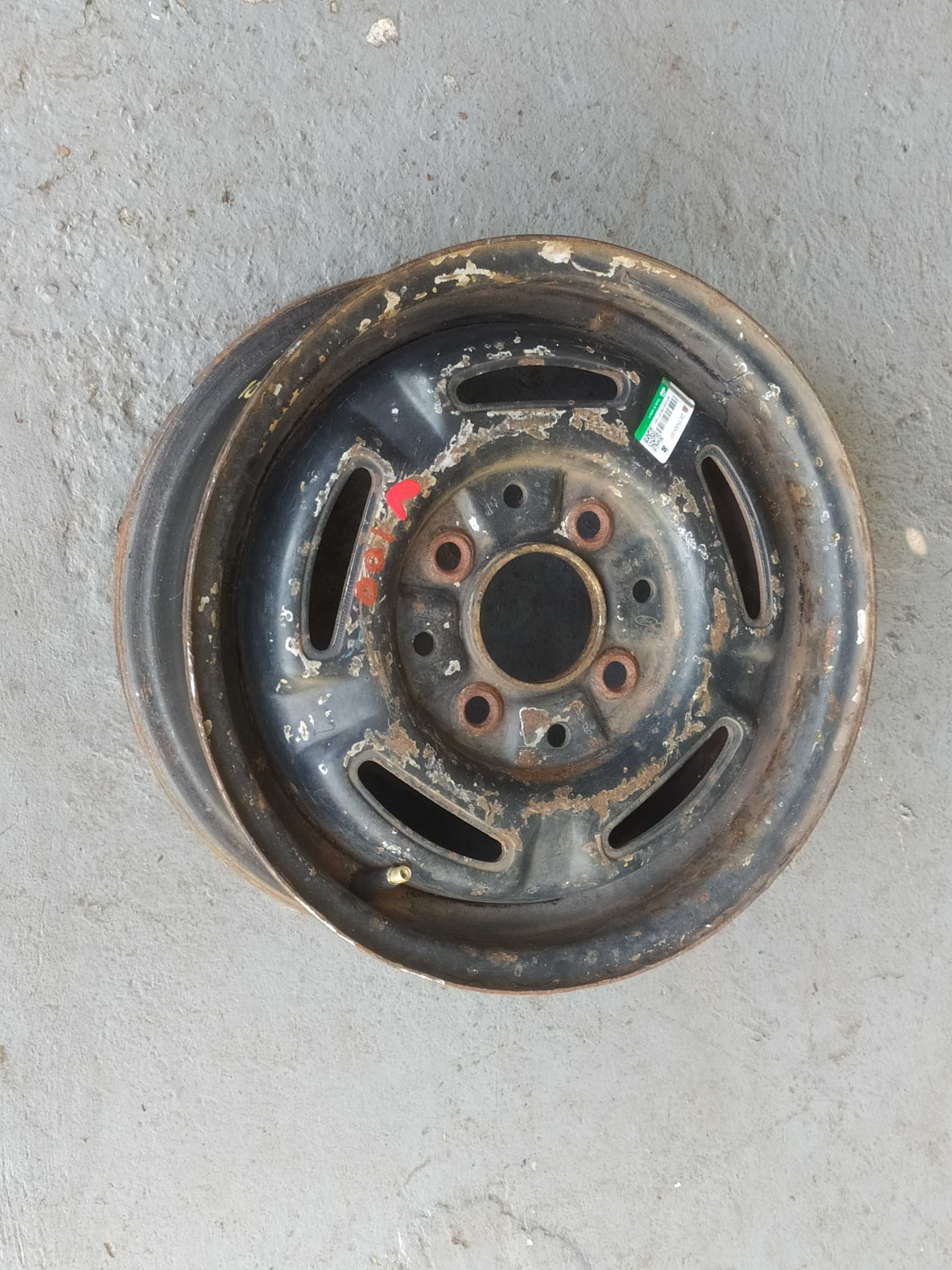 Roda Do Estepe Aro 13 4X108 Ford Fiesta 2003 V100 2
