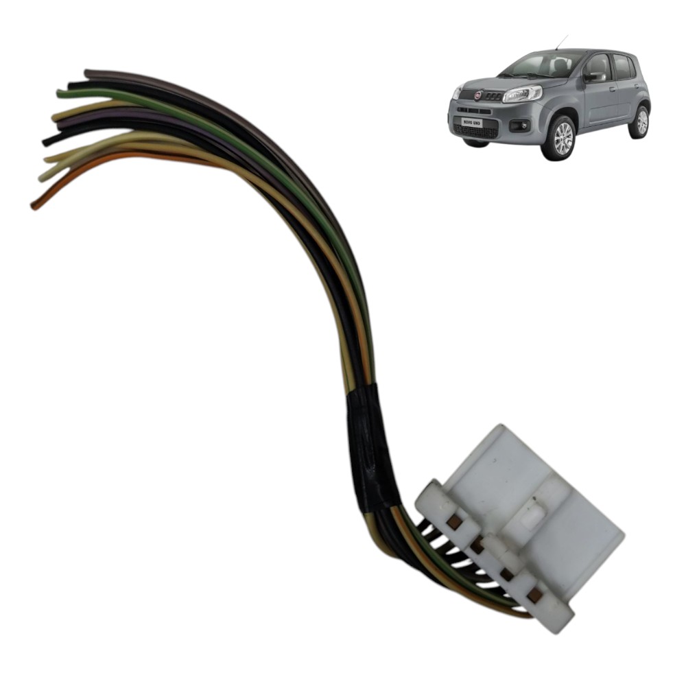 Plug conector chave limpador parabrisa Fiat Uno Vivace 2013 1