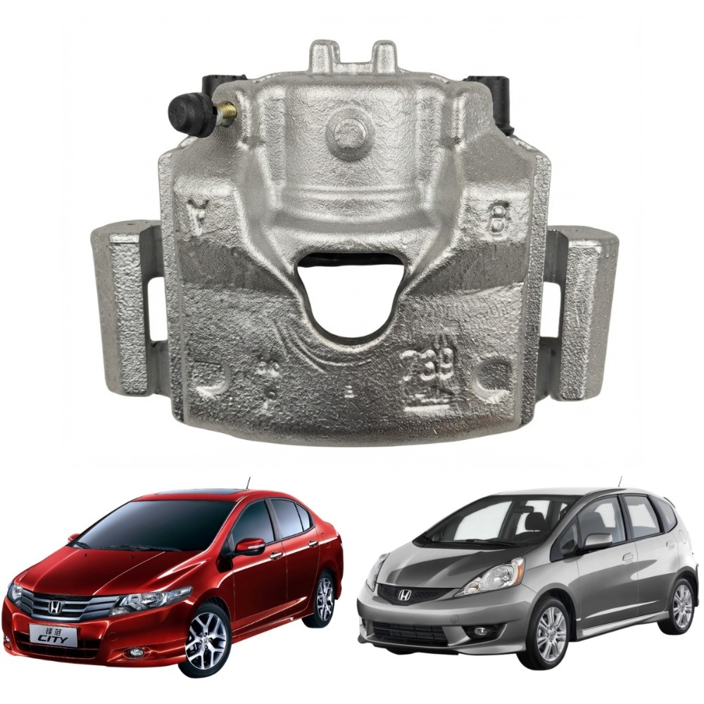 Pinça freio dianteira direita honda fit city 2009 2014