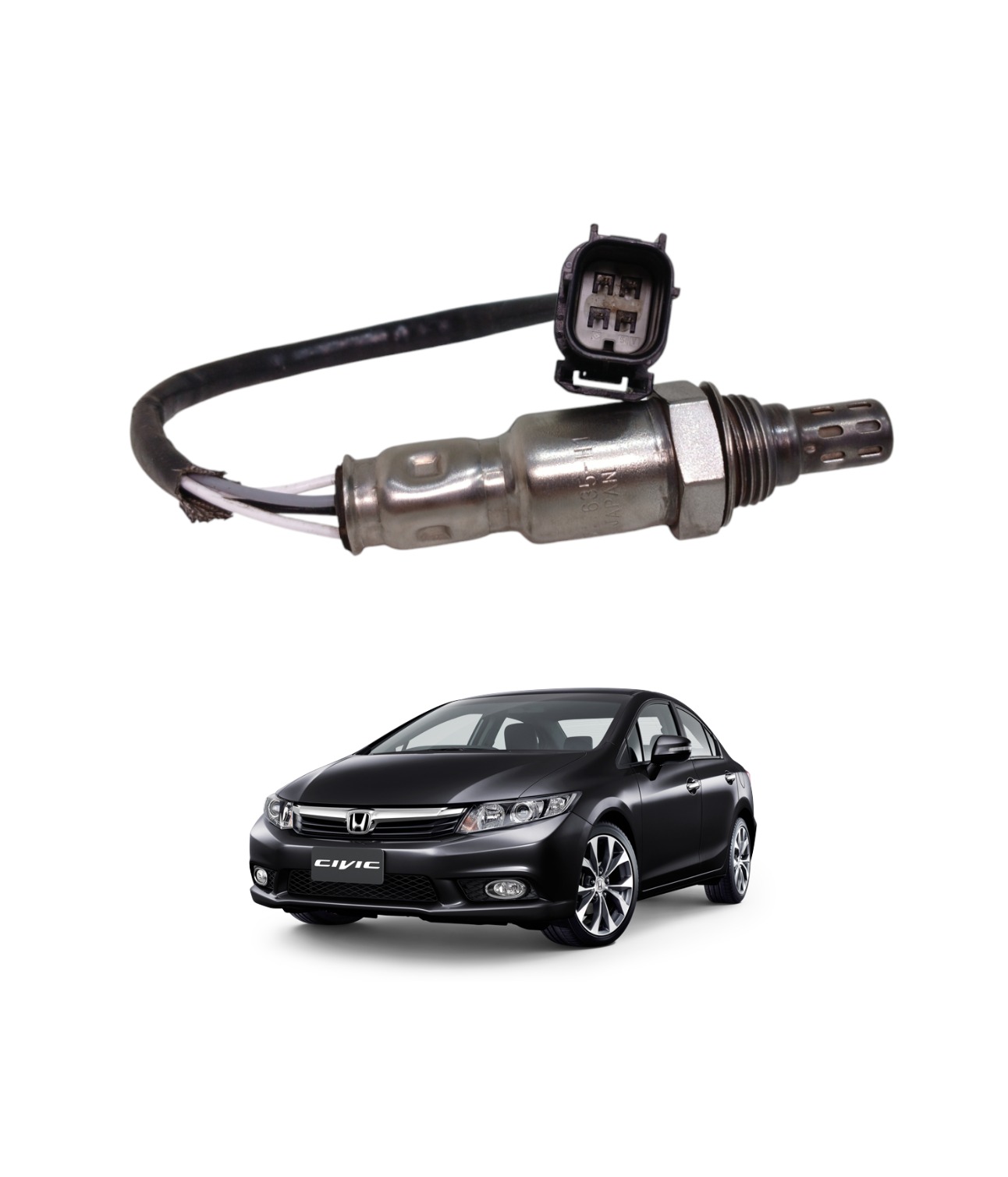 Sonda Lambda Inferior Honda Civic 1.8 2012 A 2016 E3250