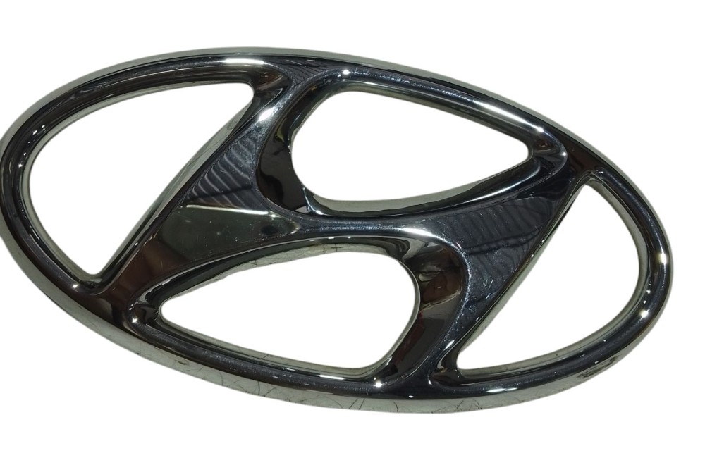 Emblema Cromado Hyundai  Cromado 2