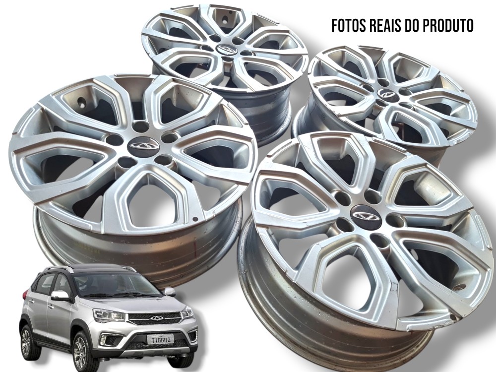 Jogo De Rodas Michelin 205/55 R16 Aro 16 Chery Tiggo 2 2020