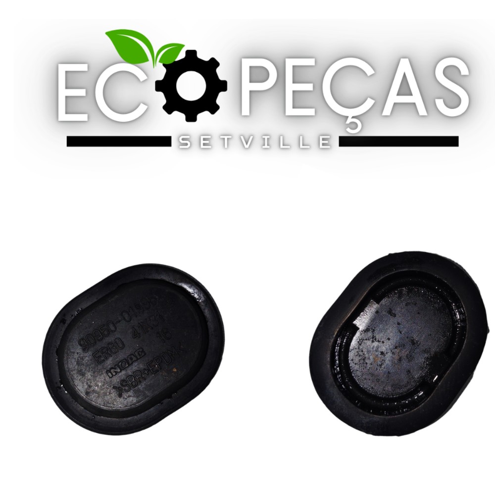 Plugue Borracha Toyota Etios Original 2013 Preto Preto