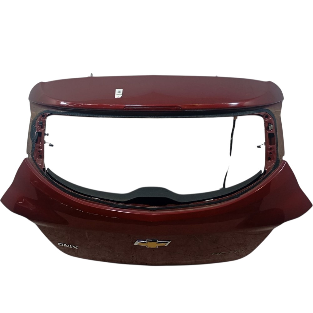 Tampa Traseira Gm Onix Active 1.4 2018 52141449 Vermelho Vermelho 4
