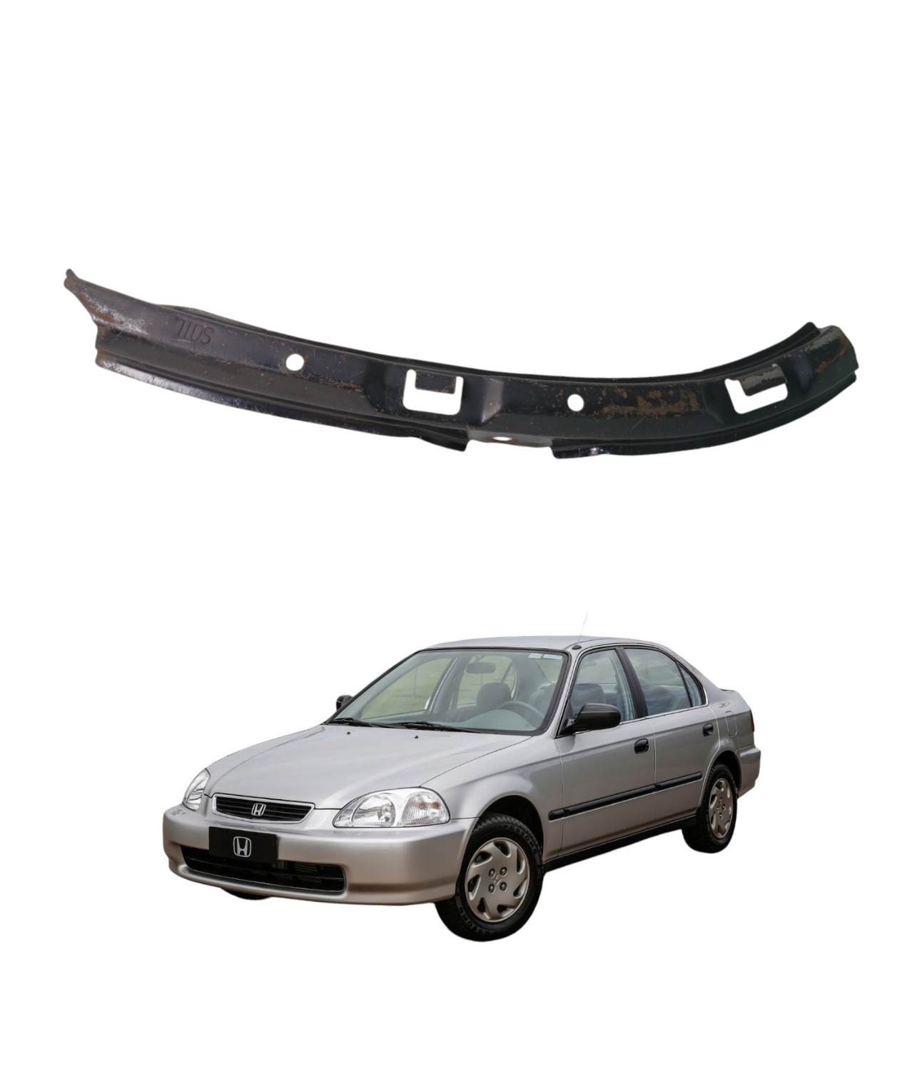 Guia Farol Dianteiro Esquerdo Honda Civic 1996 A 1998 E4828