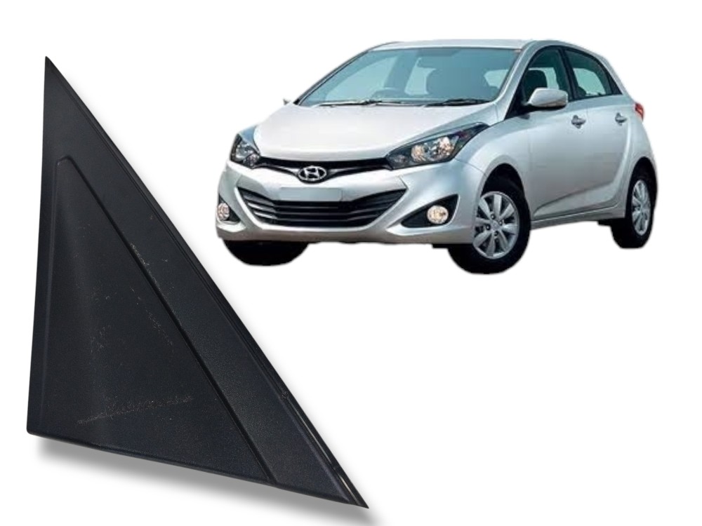 Moldura Retrovisor Lado Esquerdo Hyundai Hb20 Comfort 2013 1