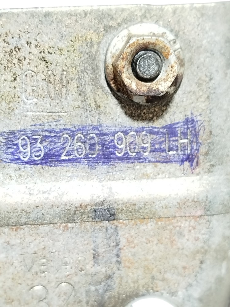 Kit Cilindro Ignição Maçaneta Porta Malas Gm Celta 2007 Preta Dianteira 3