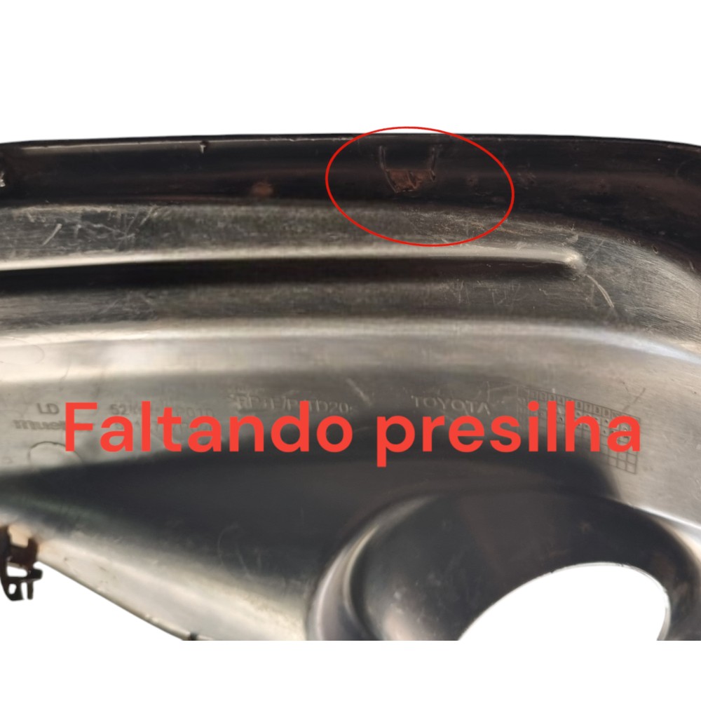 Grade Milha Direito Toyota Etios  Preto Direito 1