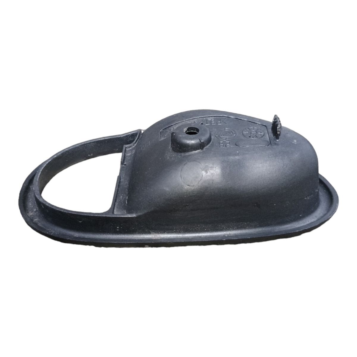 Moldura Maçaneta Porta Traseira Esquerda Fiat Palio 1997 Preto Traseira 1