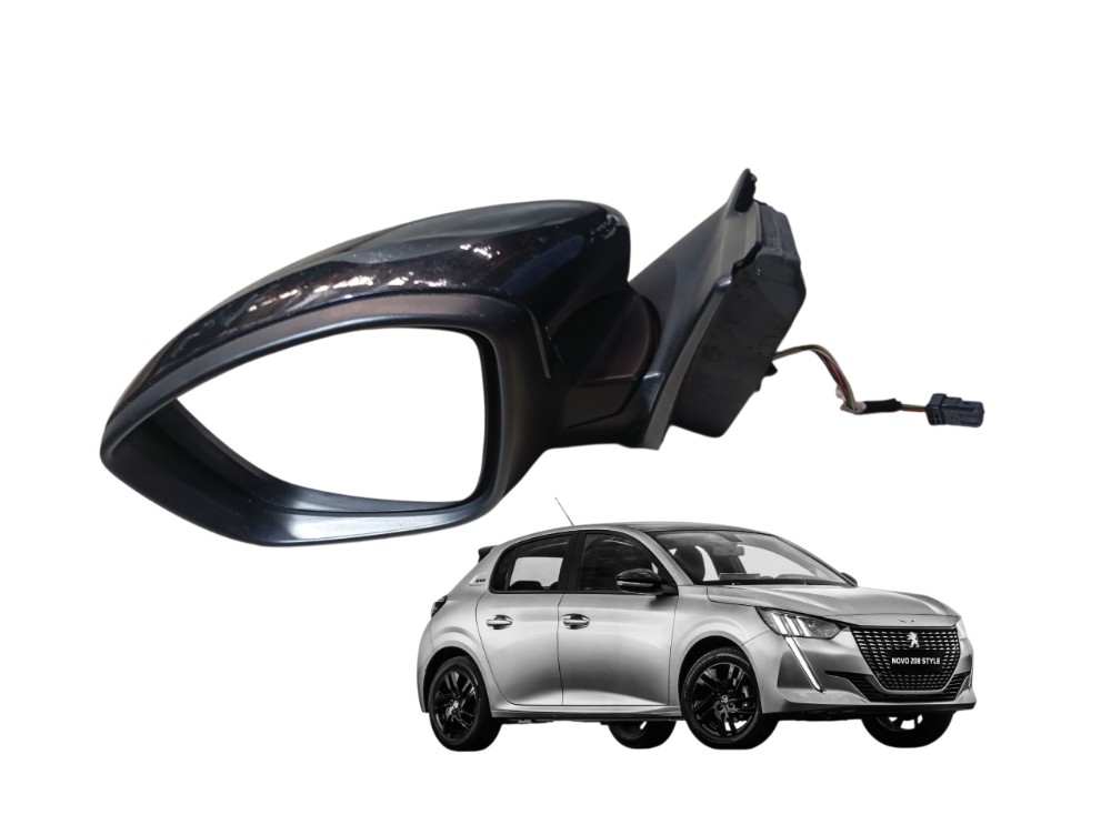 Retrovisor Eletrico Esquerdo Peugeot 208 1.0 Style 2023