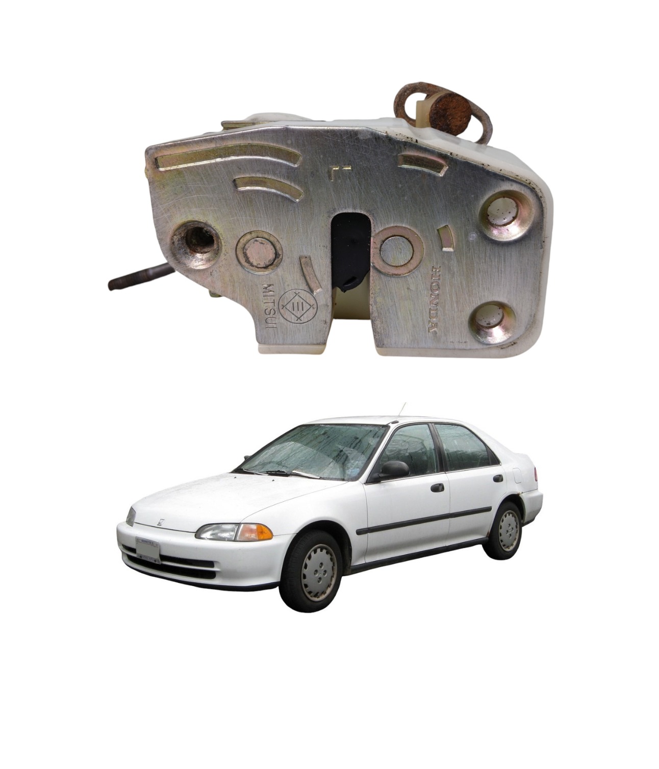 Tranca Porta Dianteira Esquerda Honda Civic 1992 A 1995 2759