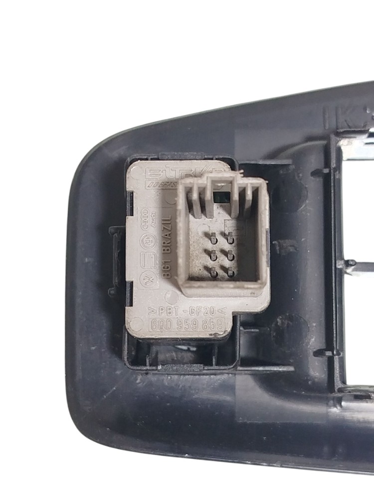 Moldura Botao Vidro Eletrico Diant Esq Polo 2003 6Q1867171F 3