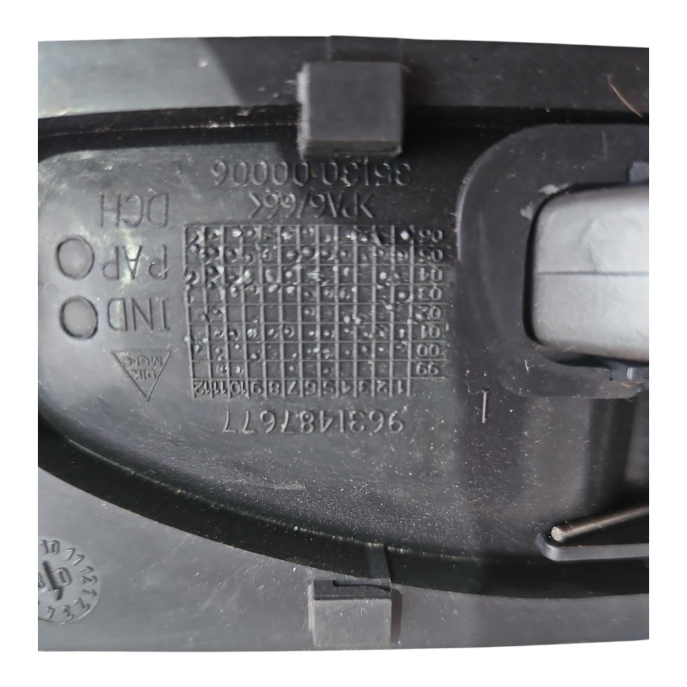 Maçaneta Interna Citroen Xsara Picasso 2000 A 2010 Preto Traseira 7