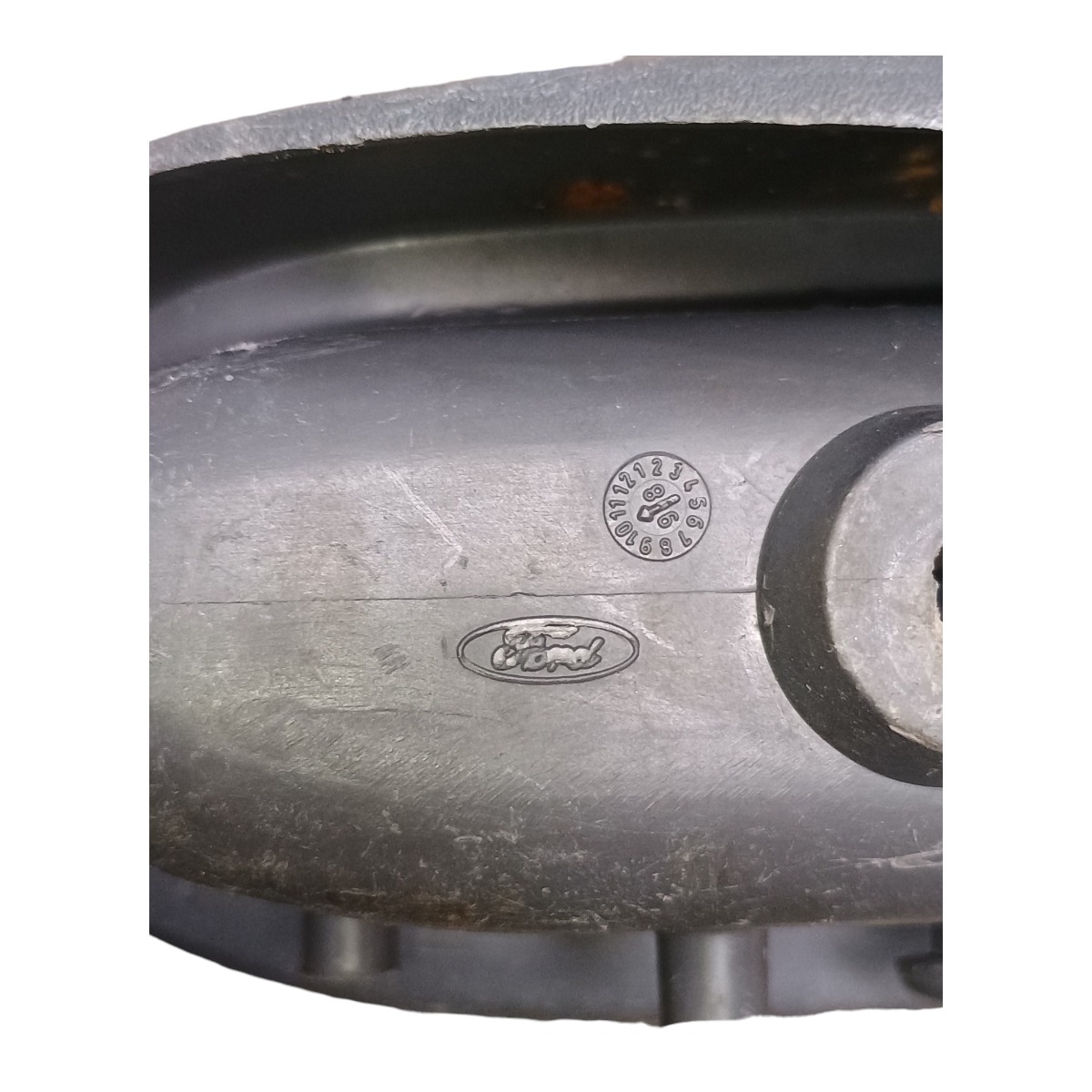 Moldura Puxador Interno Porta Esquerda Ford Fiesta 1996 Prata 3