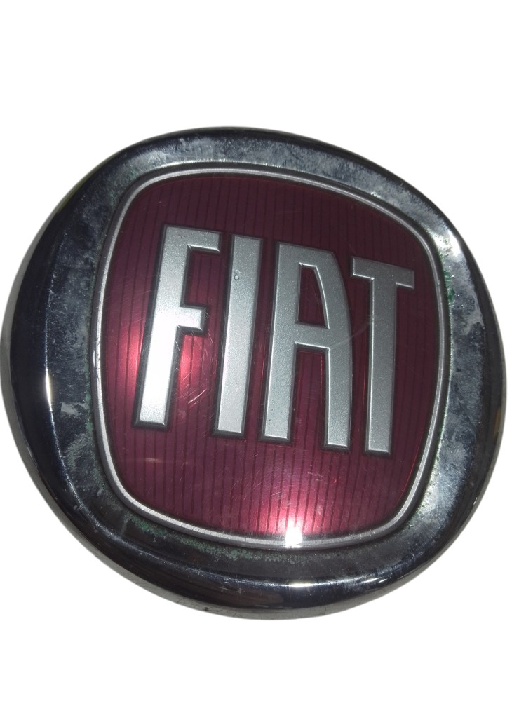 Emblema Dianteiro Linha Fiat Argo Cronos Ducato 2012 A 2022 Vermelho 2