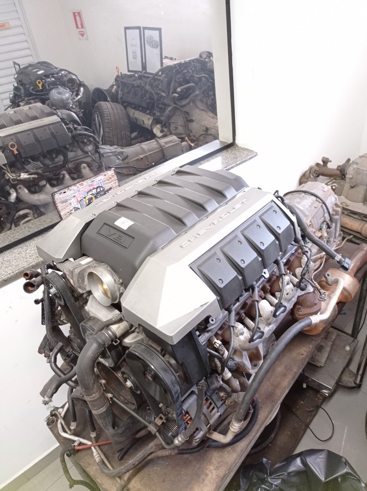 Motor Completo Adaptação Chevrolet Camaro Ss V8 6.2 2011