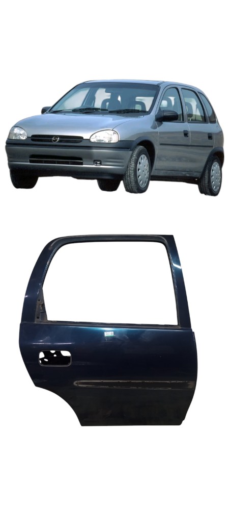 Porta Traseira Direita Chevrolet Corsa Super Classic 97 A 03 Traseira Direito Azul