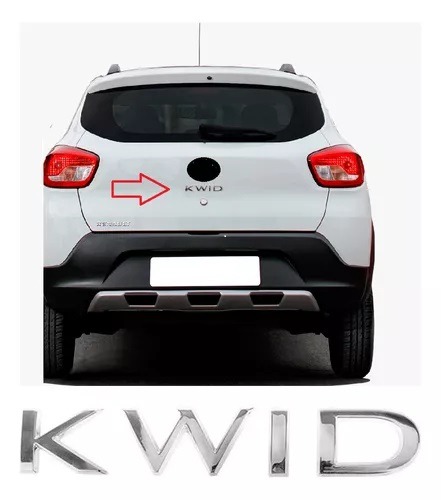 Letreiro Emblema Tampa Traseira Renault Kwid 2