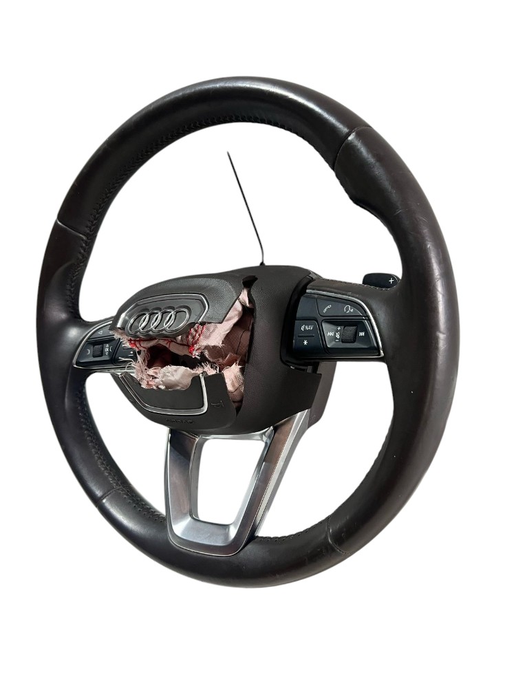 Volante Direção Audi Q7 3.0 Tfsi 2016 2016 4m0419091b  Marrom-escuro 3