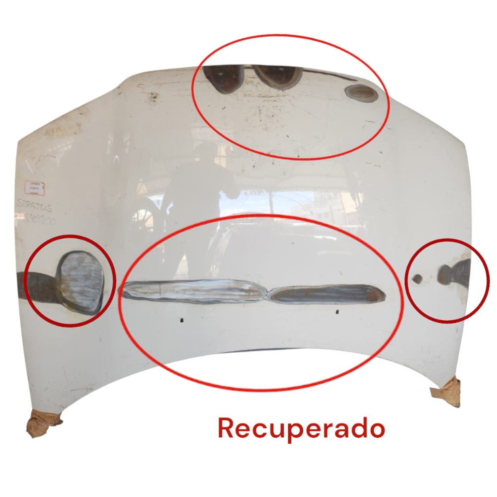Capô Chrysler Stratus 95 Recuperado Com Alguns Amassados