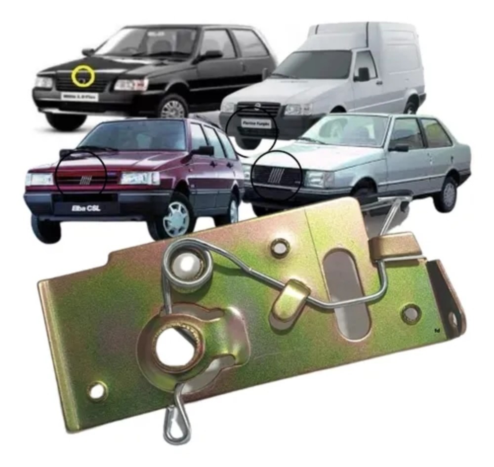 Fechadura Trava Inferior Capô Fiat Fiorino Prêmio Elba 85 13 9