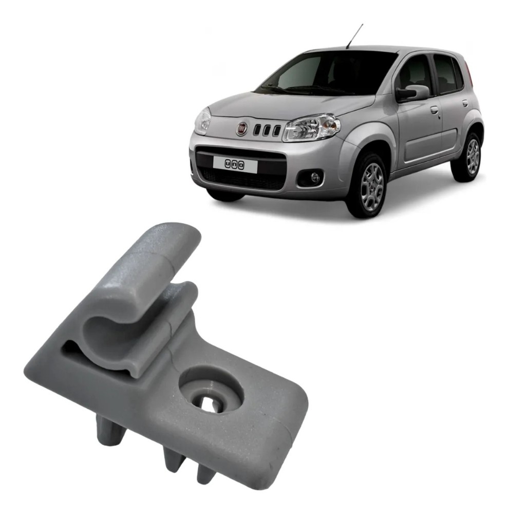 Presilha Suporte Quebra Sol Fiat Uno Attractive 1 Unidade 2
