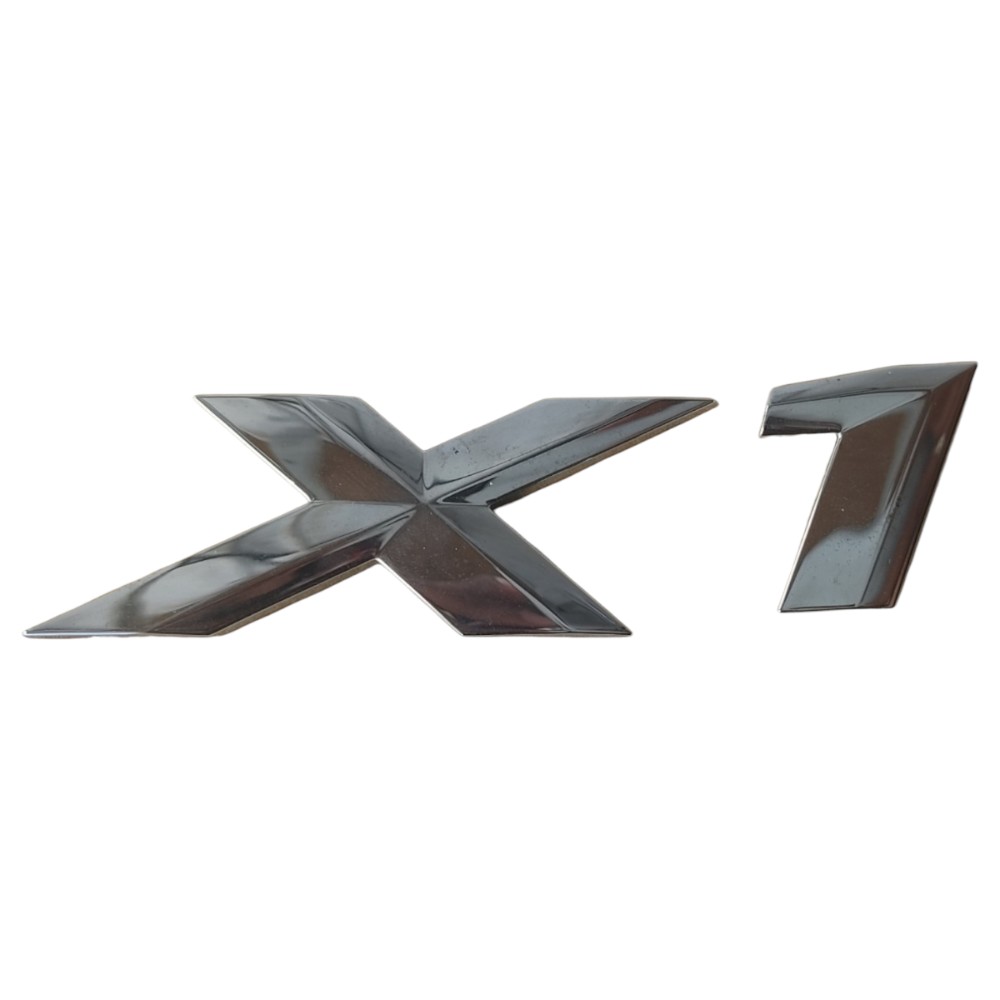 Letras Emblema Da Tampa Traseira Bmw X1  Cromado Cromado 1