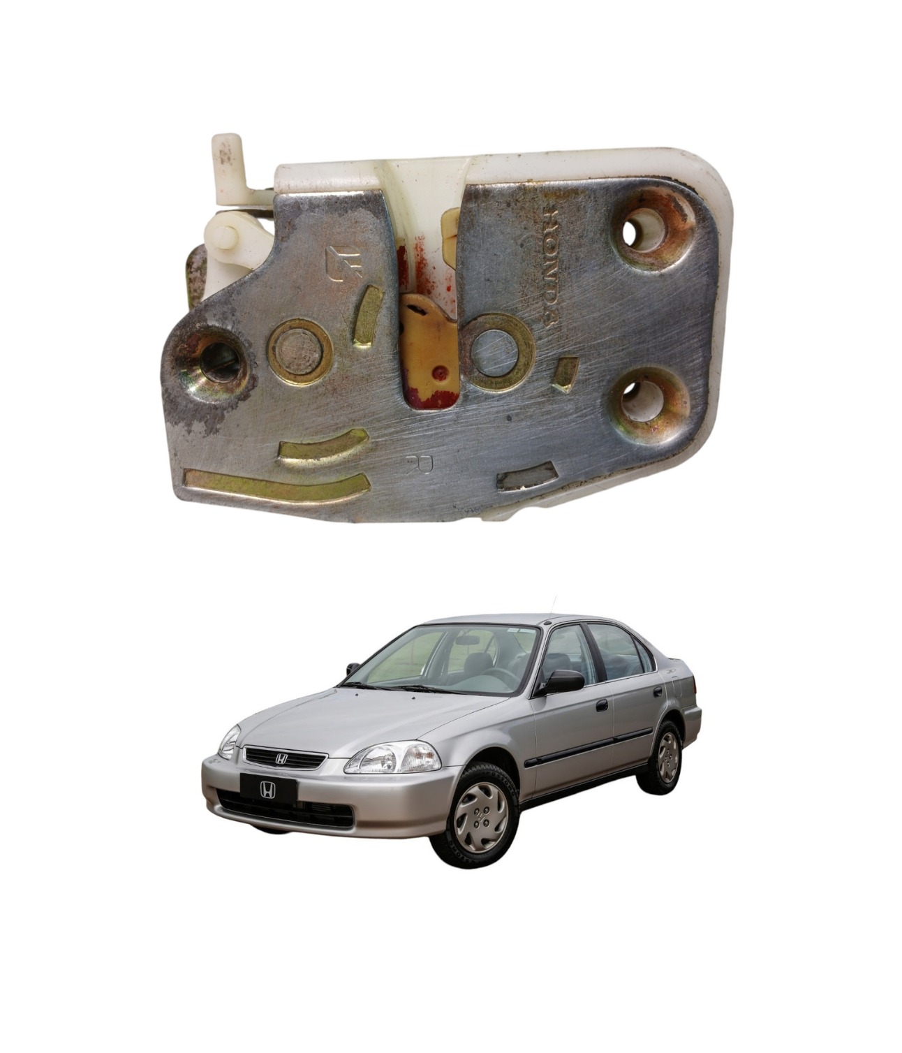 Tranca Porta Traseira Direita Honda Civic 1996 2000 2763