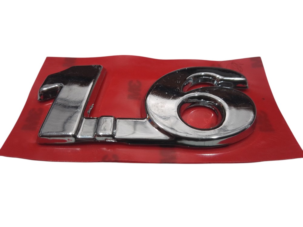 Emblema Volkswagen 1.6 Cromado Cromado 3