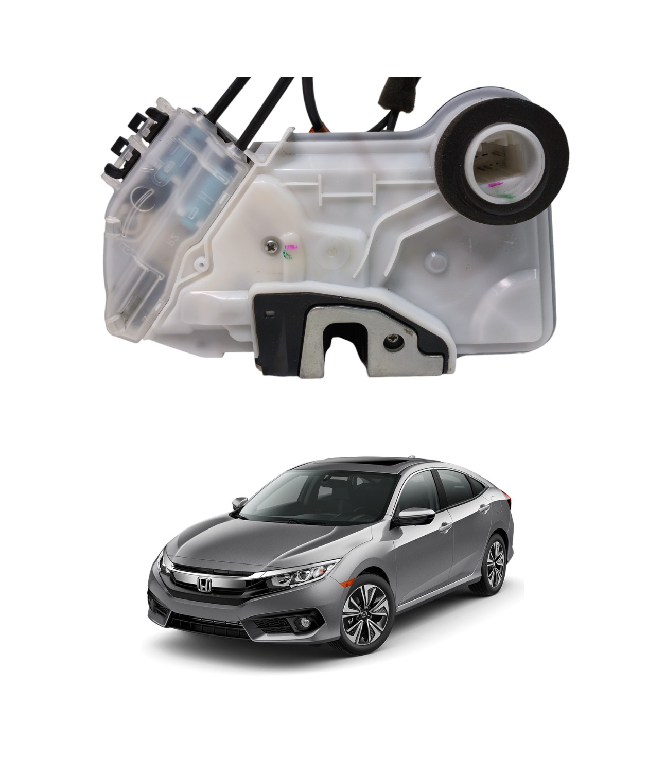 Tranca Porta Dianteira Direita Honda Civic 2017 2021 1415