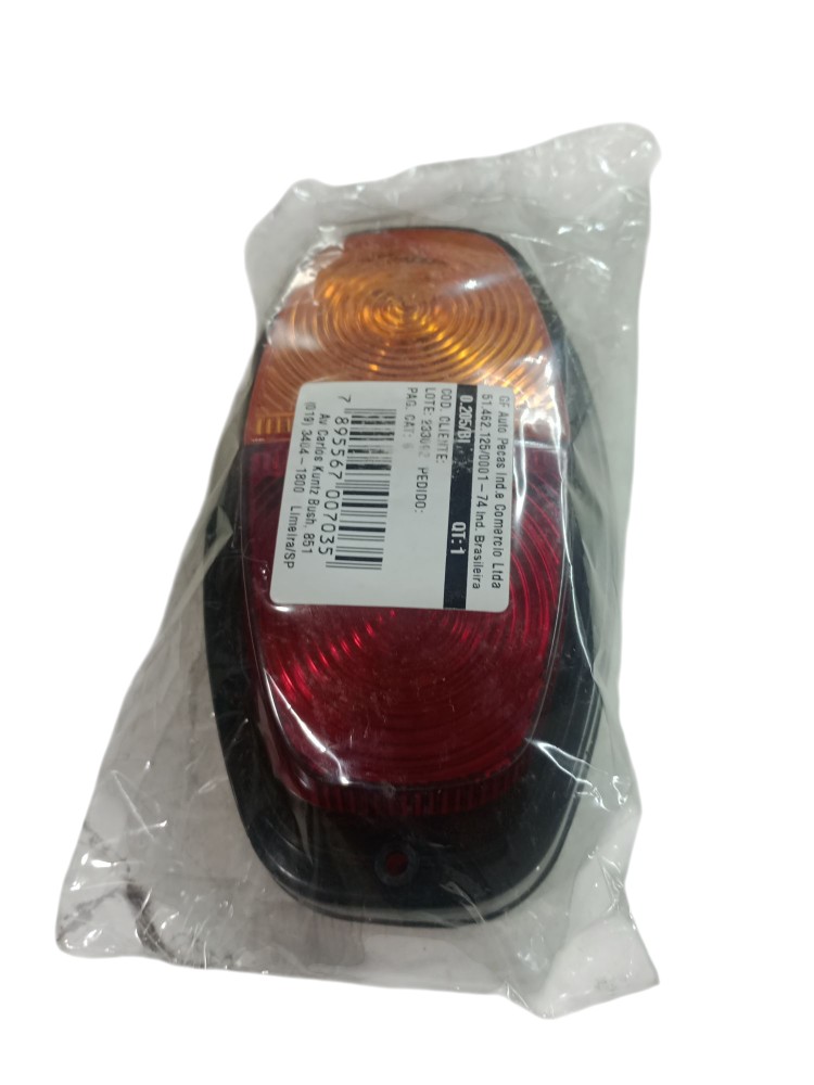 Lanterna Led Refletor Reboque Tomada Engate Carretinha